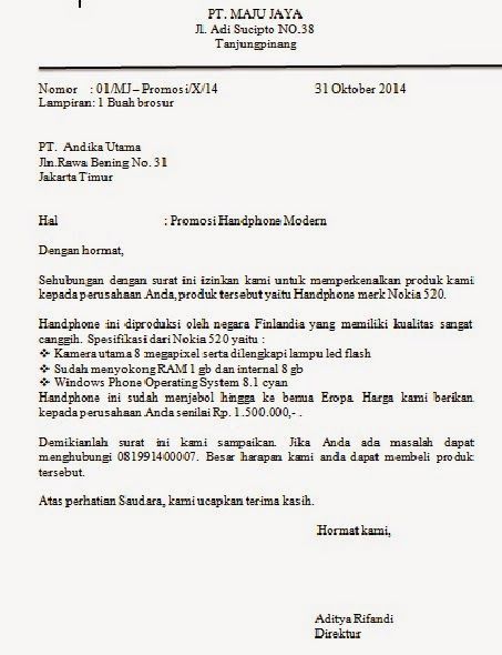 Contoh Surat Resmi Yang Ada Lampirannya Kumpulan Contoh Surat Dan Soal Terlengkap