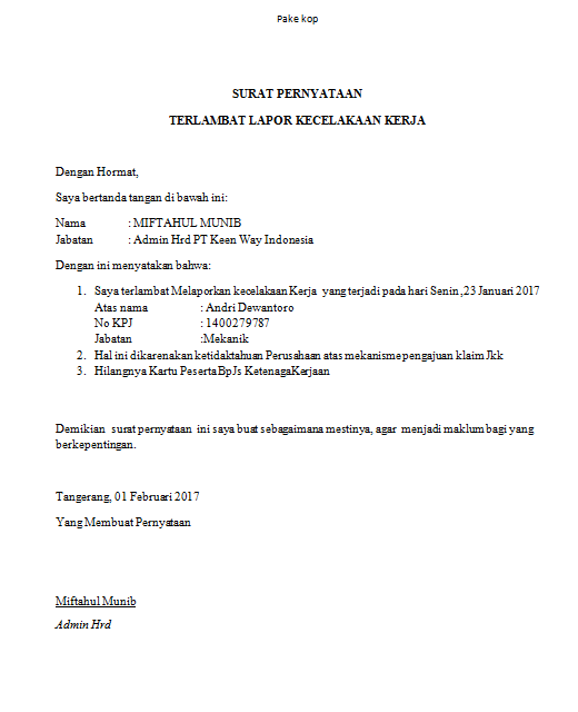 Contoh Surat Fax Kumpulan Contoh Surat Dan Soal Terlengkap