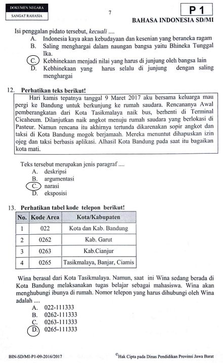 latihan soal un sd 2019 latihan soal un sd 2019