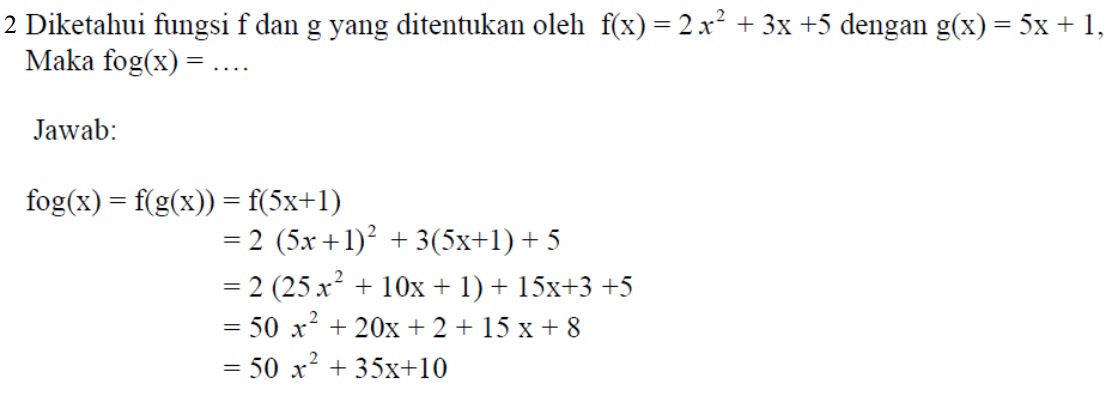 Contoh Soal Matematika Bab Fungsi Komposisi Dan Fungsi Invers Lintz Hot Sex Picture 1350