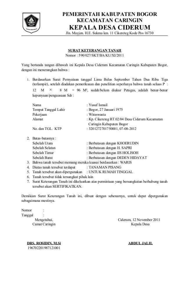 Contoh Surat Kuasa Untuk Pengambilan E Ktp