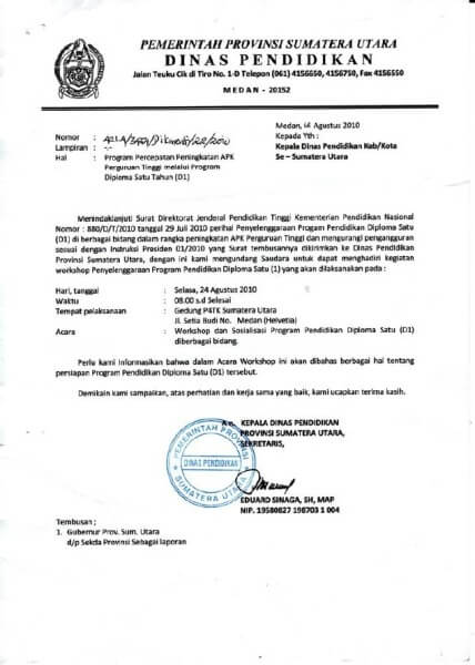 Contoh Surat Resmi Yang Ada Tembusan Kumpulan Contoh Surat Dan Soal Terlengkap