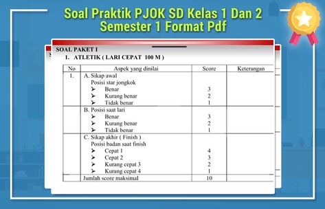 Soal essay dan jawaban tentang atletik image