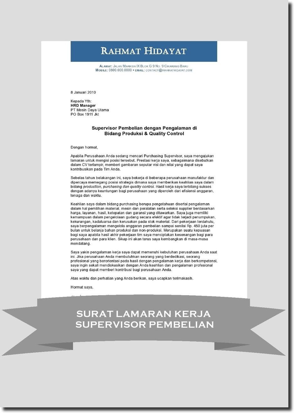 Download 81+ Contoh Surat Lamaran Kerja Quality Assurance Gratis Terbaru