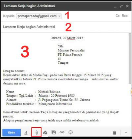 Download 69+ Contoh Surat Surat Lamaran Kerja Melalui Email Gratis