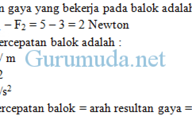 Soal Dan Jawaban Hukum Ii Newton 3192