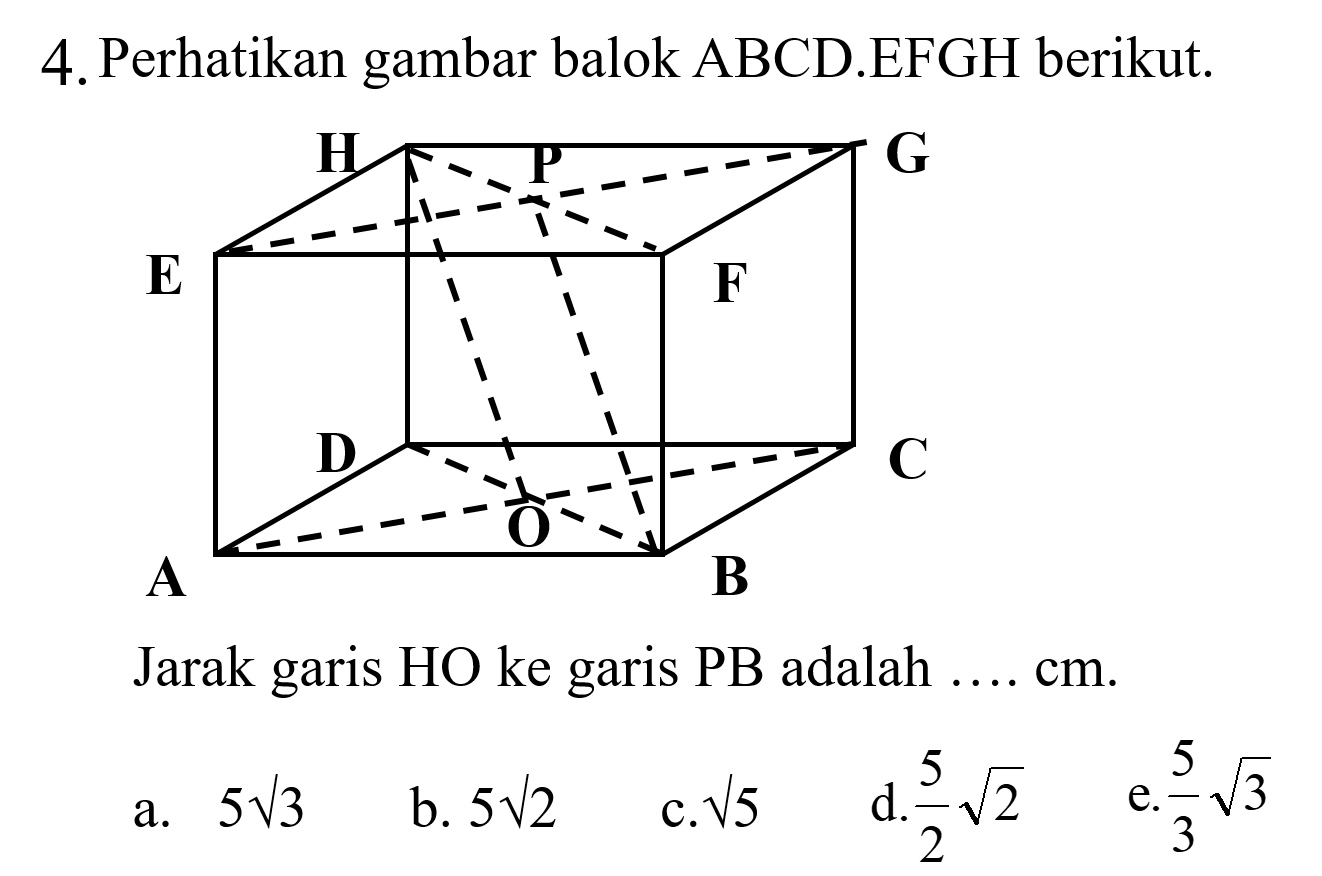 Contoh Soal Jarak Titik Ke Titik Pada Kubus – Ujian