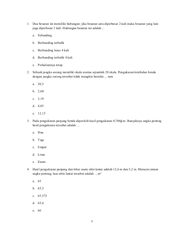 Contoh Soal Dan Pembahasan Fisika Kelas 10 Bab 1 Kumpulan Contoh Surat dan Soal Terlengkap