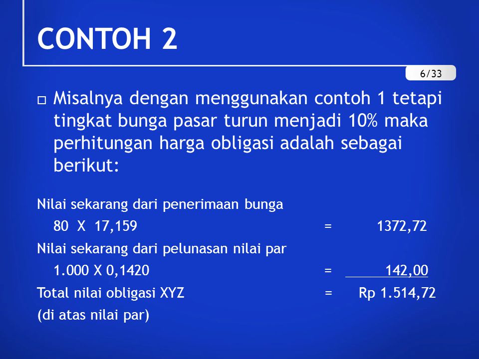 Contoh Soal Dan Jawaban Perhitungan Obligasi