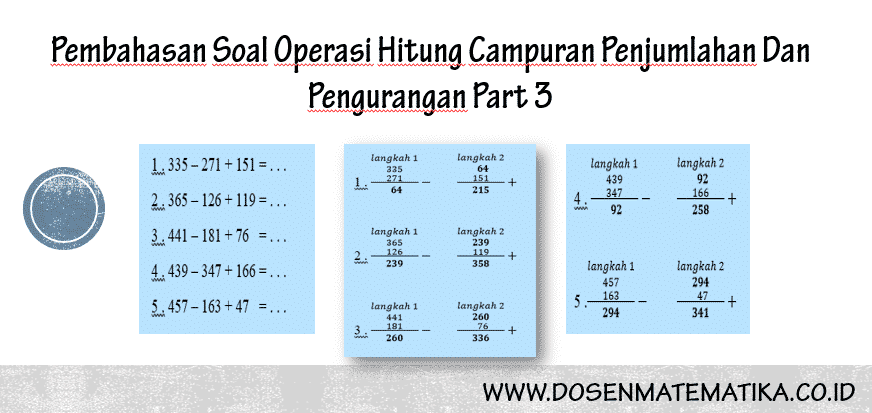 Contoh Soal Operasi Hitung Campuran Kelas 2