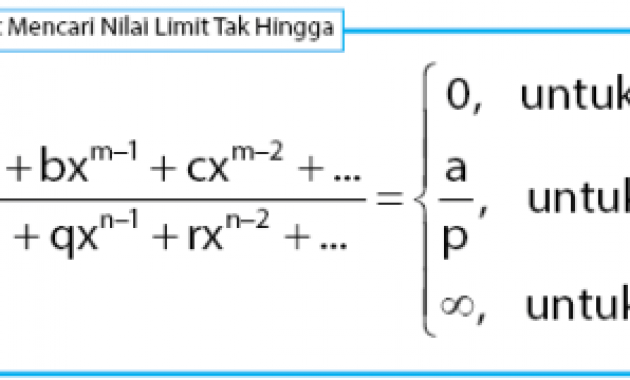 Contoh Soal Dan Pembahasan Limit Tak Hingga Bentuk Pe Vrogue Co