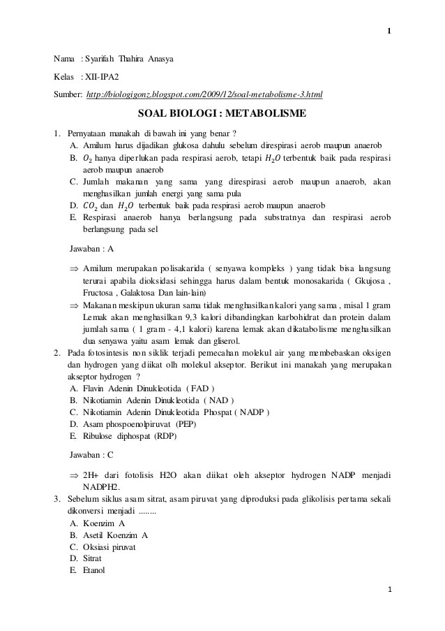 Soal Pilihan Ganda Dan Jawaban Kimia Kelas 12 Kumpulan Contoh Surat Dan Soal Terlengkap