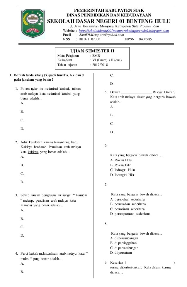 Soal Dan Jawaban Uas Kewirausahaan Kelas 11 Semester 2 Kumpulan Contoh Surat Dan Soal Terlengkap